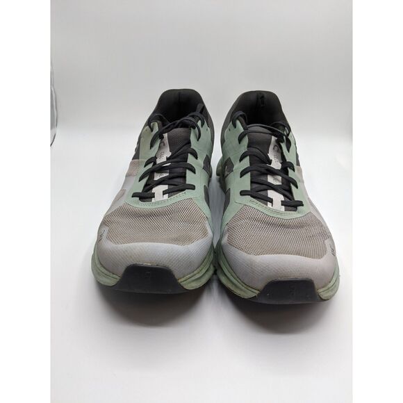 On Men's Cloudrunner Sneakers, Alloy/Moss, 10.5 Medium US - Picture 3 of 15